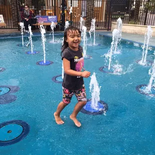 Fun at the splash pad!