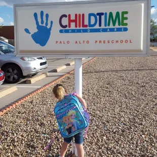 My daughter's 1st test day