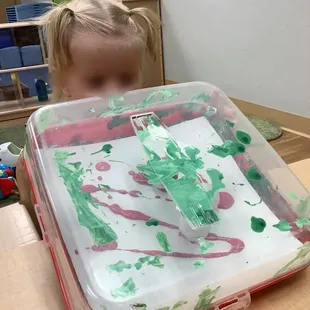 Shake rattle and roll painting!