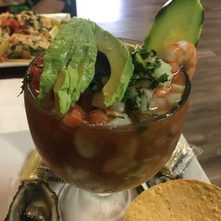 Coctel de Camaron y Pulpo