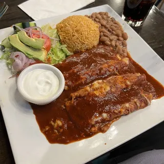 Enchiladas Rojas or Verdes