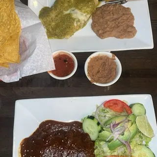 Mole Chicken Enchiladas