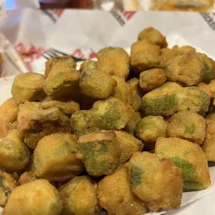 Delicious crispy non soggy okra