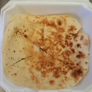 Beef, Chicken and cheese quesadillas