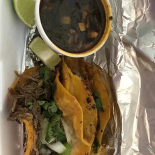 Birria tacos $4 ea (usually only available on the weekends) Really yummy! IG denjeneats