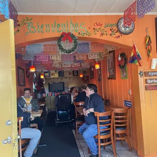Inside