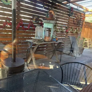 Outside patio