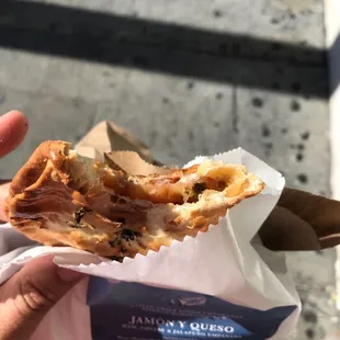 The gourmet empanada at $7.5 is dry and disgusting.  She refused to give a glass of water to a customer &amp; lectured me on the freshness.