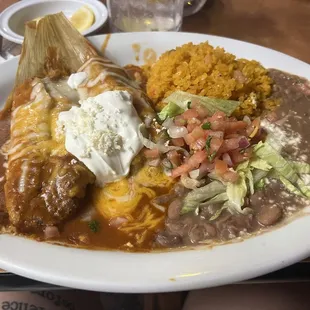 Pork Tamale Plate
