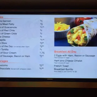 Menu 2/3