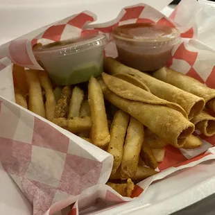 Basket of Taquitos