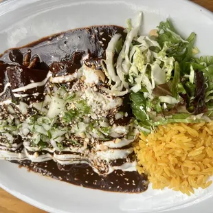 Enchiladas de Mole