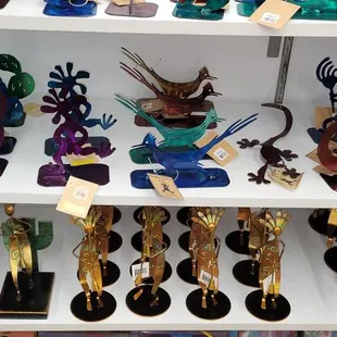 Roadrunners,zia symbols  just a few items from by Garden Critters  a New Mexico company