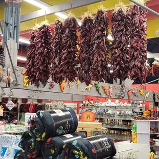 Chile Ristras Year round.