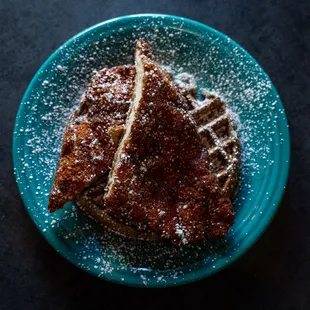 Chicken and Waffles 
blue corn waffle - fried chicken - hot honey
*available for brunch*