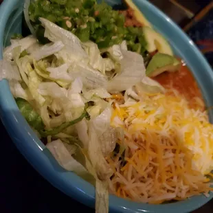 Spicy ground beef bowl