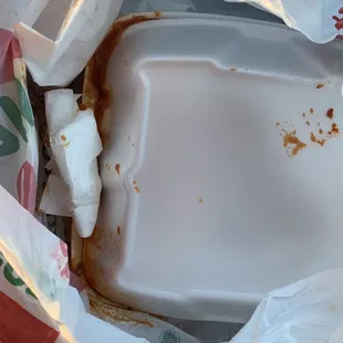 A mess