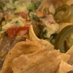a close up of a plate of food
