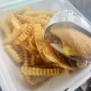 Double cheeseburger @ $9.99. Was very tasty