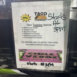 Taco Tuesday deal