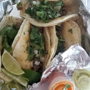 Steak tacos