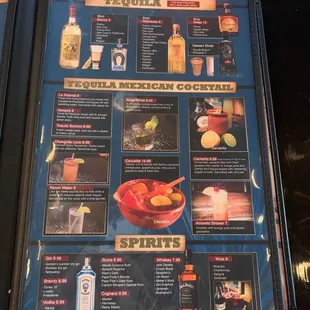 Second page menu drink