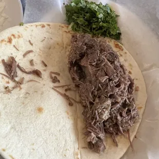 Barbacoa taco.