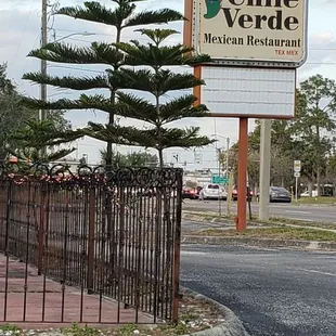 a sign for a mexican restaurant