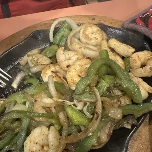Shrimp Fajitas