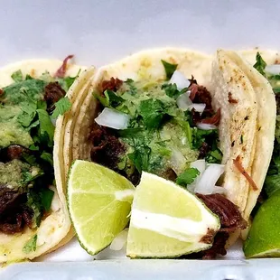 Cabeza tacos ($2 each)