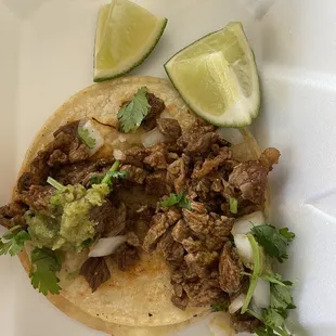 Asada taco