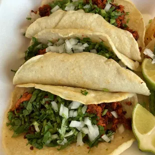 3 Chorizo Tacos