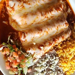 Chicken enchiladas