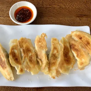 8 Piece Pan Fried Dumplings