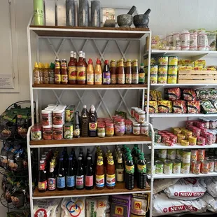 Groceries to buy inside the market