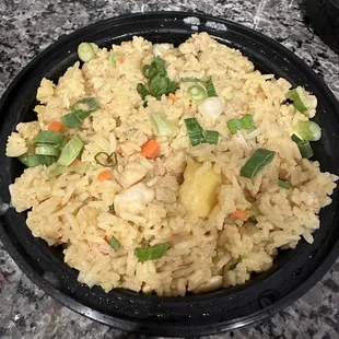 Pineapple chicken fried rice