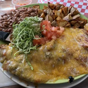 Chili rolleno plate
