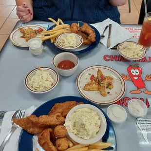 Back again! (How can we resist?) AYCE catfish &amp; fixings!