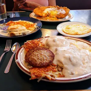 a plate of food on a table