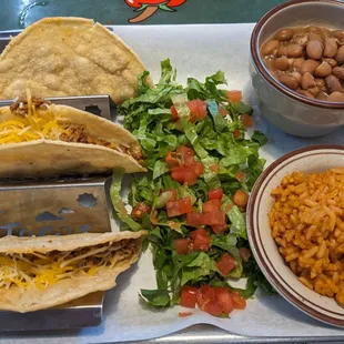 Taco plate. Delicious!