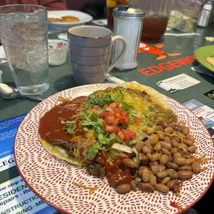 Senior Shredded Beef Enchiladas - Christmas