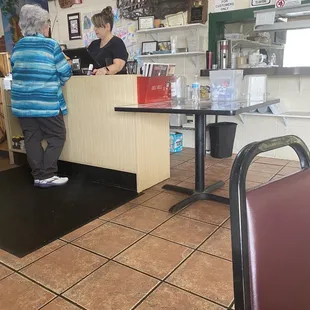 Rude loud waitress