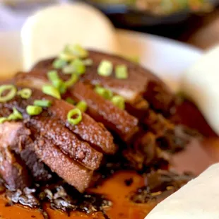 Dongpo Pork Belly with buns.... Must order if you're in the area!!