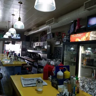 a view of the kitchen