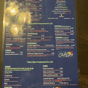 Food Menu