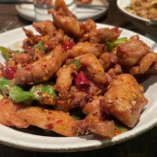 (L) Three Pepper Chicken