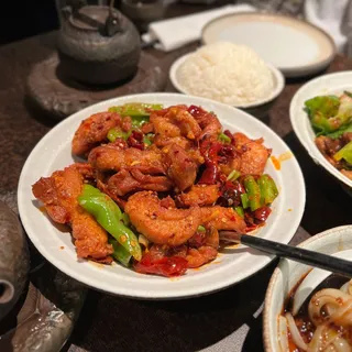 Sauteed Beef with Pickled Chili