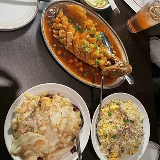 Fried Rice with Shredded Tea Smoked Duck