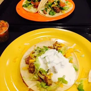 Chorizo, steak &amp; chicken tacos!