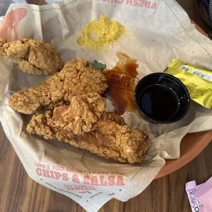 We had to bring our own spices because the sauce had no flavor.